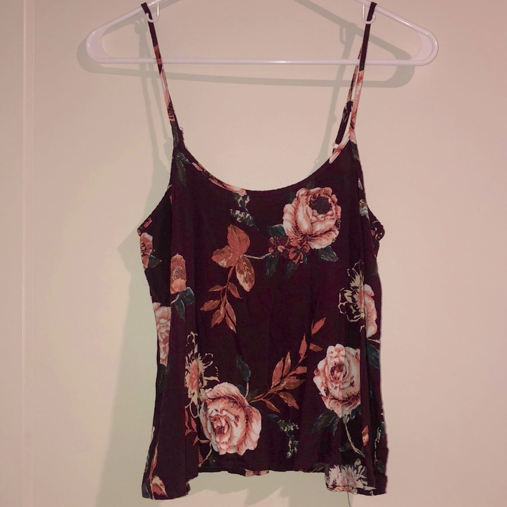 Floral cami tank top